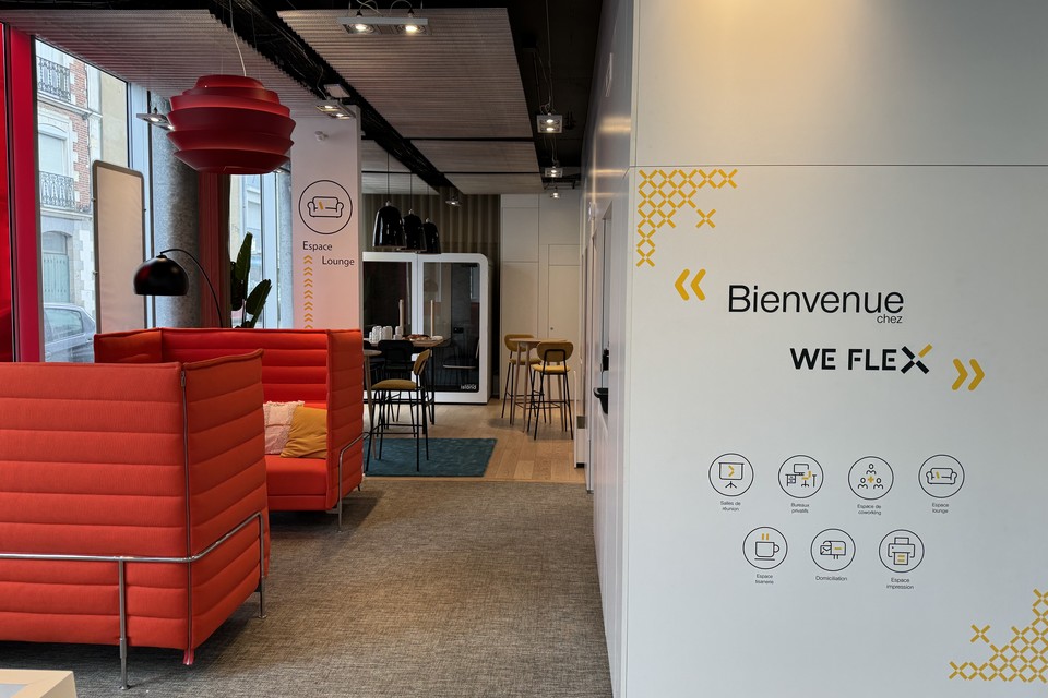 Centre de coworking We Flex Rennes Gare (35) - Hall d'accueil - Lamotte