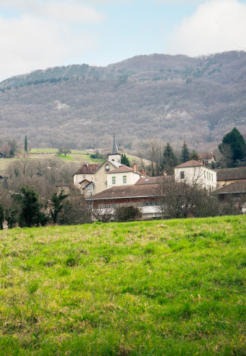 Programme immobilier neuf - Villa d'Arbessieux à Ruffieux (73) - Vue de quartier 1 - Lamotte