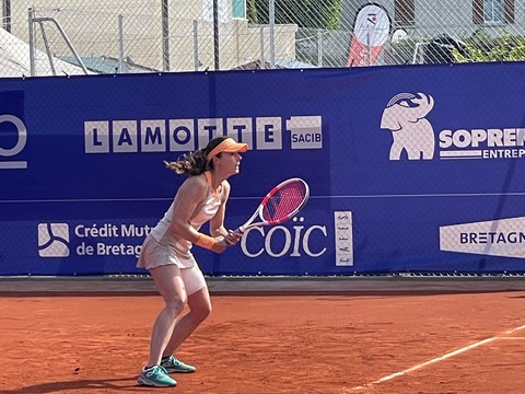 Partenariat tennis - Open 35 de Saint-Malo 2024 - Alizé Cornet - Lamotte