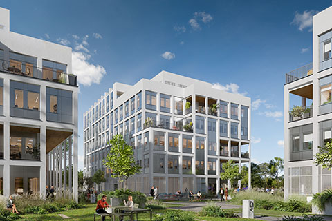 Programme immobilier d'entreprise - Bureaux Station M à Nantes (44) - Lamotte